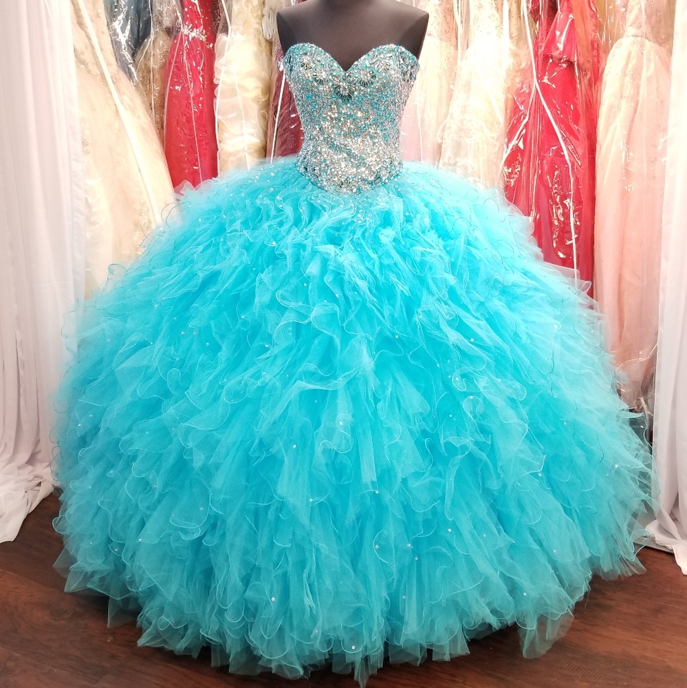 Freeze Blue Ballgown